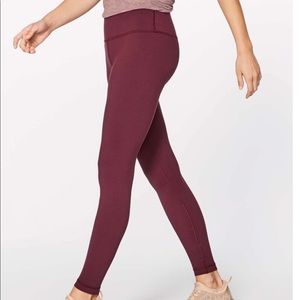 Lululemon wunder unders size 10